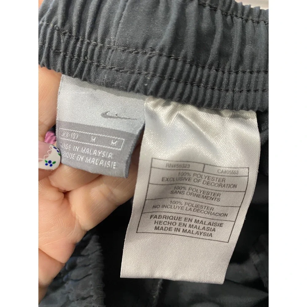 Nike Track Pants Athletic Training Warm Up Pants Gray Pink White Stripe M‎